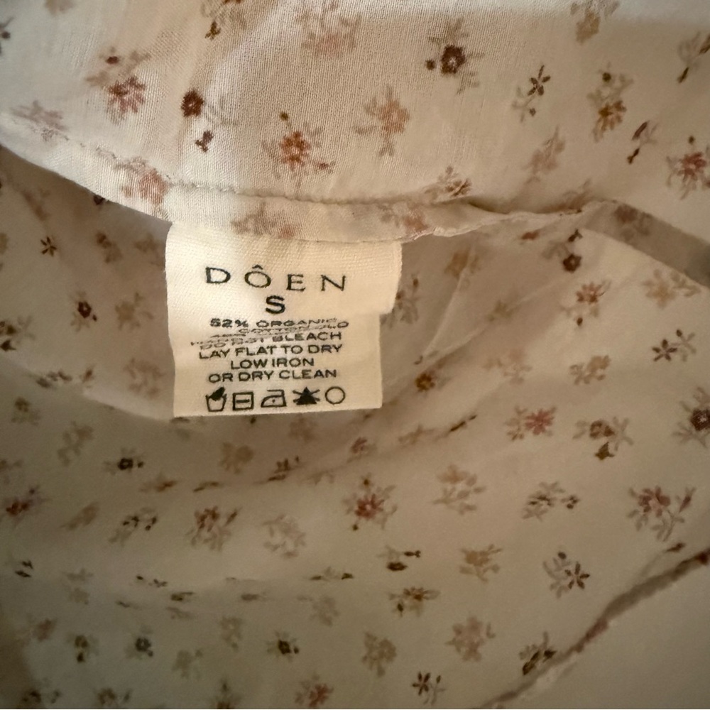 Doen palmera top in cream parc monceau NWOT - Picture 6 of 7